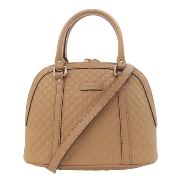 Gucci 449654 GG Signature Microsima Outlet Handbag in Calfskin Leather for Women - Picture 1 of 11